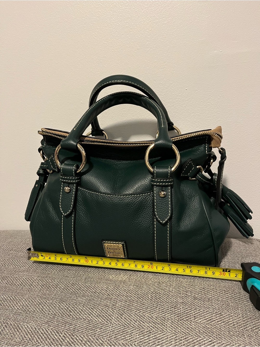 Dooney & Bourke Sorrento 30 satchel Ivy with pocket - Picture 3 of 16